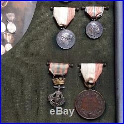 18 médailles or, argent, bronze Marin sauveteur J-P Avron (1840-1903) / Calais