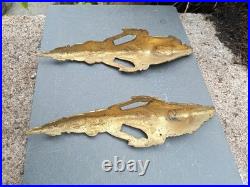 2 Ornements Cariatides En Bronze Pour meuble XIXe Siècle