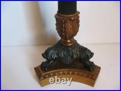 3445 très belle paire de chandelliers bronze XIX siècle époque empire