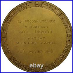 #551889 Belgique, Medal, Art Déco, La Presse Bruxelloise à P. Demeur, Avocat, 1