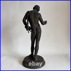 AMODIO NARCISSE Grand Bronze Antique Pompéi Italie Naples XIXe Siècle Tour