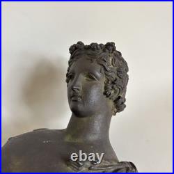 AMODIO NARCISSE Grand Bronze Antique Pompéi Italie Naples XIXe Siècle Tour