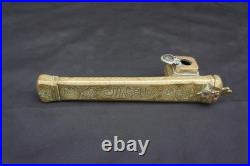 ANCIEN PLUMIER ENCRIER KADJAR PERSE OTTOMAN EN BRONZE (XIX ème SIÈCLE)