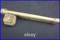 ANCIEN PLUMIER ENCRIER KADJAR PERSE OTTOMAN EN BRONZE (XIX ème SIÈCLE)