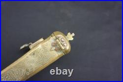 ANCIEN PLUMIER ENCRIER KADJAR PERSE OTTOMAN EN BRONZE (XIX ème SIÈCLE)
