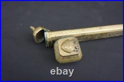 ANCIEN PLUMIER ENCRIER KADJAR PERSE OTTOMAN EN BRONZE (XIX ème SIÈCLE)
