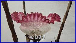 ANCIENNE LAMPE À GAZ EN BRONZE XIXe SIÈCLE