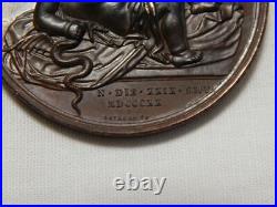 ANCIENNE Médaille BRONZE LOUIS XVIII Naissance de Henry Duc de Bordeaux 1820