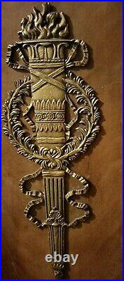 Amoire empire décor bronze Empire XIX siecle cabinet bronze decor XIX century