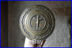Ancien Baiser de Paix Osculatoire Bronze Epoque XIXe Siècle Diamètre 14cm