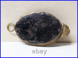 Ancien Bénitier Fixé sous verre ND de Fourvière XIX-XXe siècle