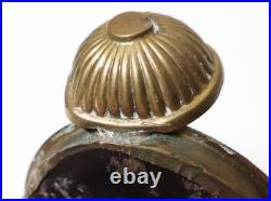 Ancien Bénitier Fixé sous verre ND de Fourvière XIX-XXe siècle