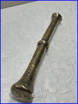 Ancien Mortier et Pilon d'Apothicaire en Bronze XIXe siècle