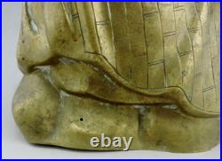 Ancien bouddha en bronze chine Milefo debout Fin XIXe Début XXe siècle china