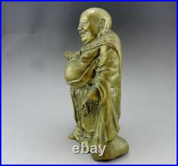Ancien bouddha en bronze chine Milefo debout Fin XIXe Début XXe siècle china