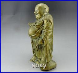 Ancien bouddha en bronze chine Milefo debout Fin XIXe Début XXe siècle china