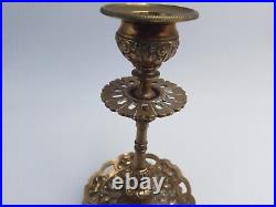 Ancien bougeoir en bronze époque XIXe siècle