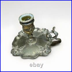 Ancien bougeoirs en bronze XIX siècle Signé F. Barbedienne