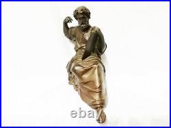 Ancien bronze XIXe siècle signé JB