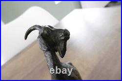 Ancien bronze animalier chèvre XIX siècle