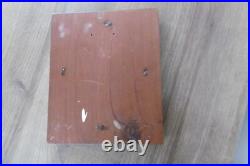 Ancien cadre médaillon bas relief en bronze ange XIX siècle Napoléon III