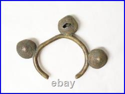 Ancien ensemble de 4 Bracelets bronze Dogons Mali ethnique tribal XIX-XXe siècle