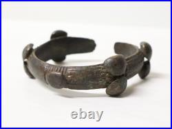 Ancien ensemble de 4 Bracelets bronze Dogons Mali ethnique tribal XIX-XXe siècle