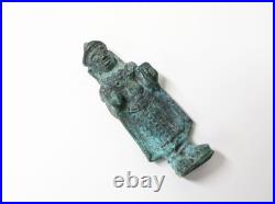 Ancien ensemble de deux Bouddhas miniatures en bronze Asie XIXe siècle ou avant