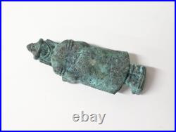 Ancien ensemble de deux Bouddhas miniatures en bronze Asie XIXe siècle ou avant