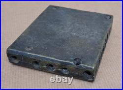 Ancien moule en bronze pour balles en plomb du XIXe siècle