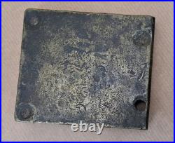 Ancien moule en bronze pour balles en plomb du XIXe siècle