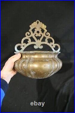 Ancienne Fontaine De Style Baroque XIXe Siècle Coquillage Mur Bronze Grand Ancienne Fontaine De Style Baroque XIXe Siècle Coquillage Mur Bronze Grand