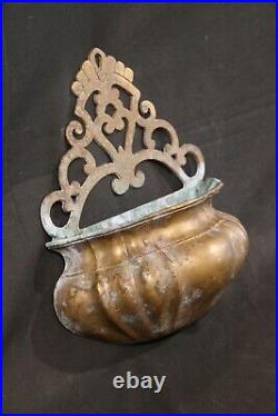 Ancienne Fontaine De Style Baroque XIXe Siècle Coquillage Mur Bronze Grand Ancienne Fontaine De Style Baroque XIXe Siècle Coquillage Mur Bronze Grand
