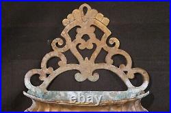 Ancienne Fontaine De Style Baroque XIXe Siècle Coquillage Mur Bronze Grand Ancienne Fontaine De Style Baroque XIXe Siècle Coquillage Mur Bronze Grand