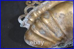 Ancienne Fontaine De Style Baroque XIXe Siècle Coquillage Mur Bronze Grand Ancienne Fontaine De Style Baroque XIXe Siècle Coquillage Mur Bronze Grand
