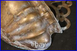 Ancienne Fontaine De Style Baroque XIXe Siècle Coquillage Mur Bronze Grand Ancienne Fontaine De Style Baroque XIXe Siècle Coquillage Mur Bronze Grand