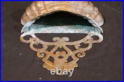 Ancienne Fontaine De Style Baroque XIXe Siècle Coquillage Mur Bronze Grand Ancienne Fontaine De Style Baroque XIXe Siècle Coquillage Mur Bronze Grand