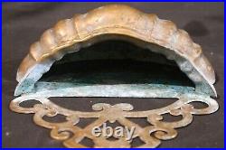 Ancienne Fontaine De Style Baroque XIXe Siècle Coquillage Mur Bronze Grand Ancienne Fontaine De Style Baroque XIXe Siècle Coquillage Mur Bronze Grand