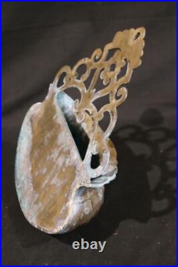 Ancienne Fontaine De Style Baroque XIXe Siècle Coquillage Mur Bronze Grand Ancienne Fontaine De Style Baroque XIXe Siècle Coquillage Mur Bronze Grand