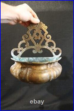 Ancienne Fontaine De Style Baroque XIXe Siècle Coquillage Mur Bronze Grand Ancienne Fontaine De Style Baroque XIXe Siècle Coquillage Mur Bronze Grand