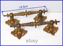 Ancienne Paire de Poignée de Meuble en Bronze du 19ème siècle, porte, tiroir, XIX Ancienne Paire de Poignée de Meuble en Bronze du 19ème siècle, porte, tiroir, XIX