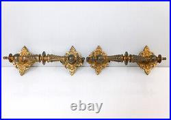 Ancienne Paire de Poignée de Meuble en Bronze du 19ème siècle, porte, tiroir, XIX Ancienne Paire de Poignée de Meuble en Bronze du 19ème siècle, porte, tiroir, XIX
