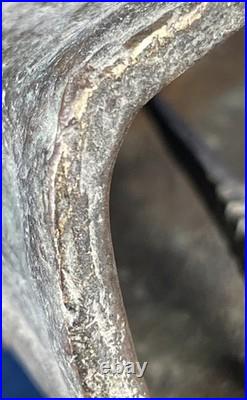 Ancienne cloche de vache en bronze XIXe siècle cloche a bétail ferme rustique