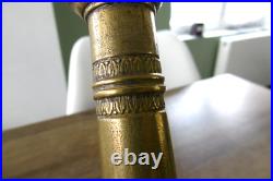 Ancienne paire de bougeoirs en bronze XIX siècle restauration empire