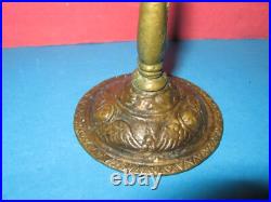 Ancienne table en bronze massif double face du XIXe siècle croix orthodoxe ru