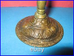 Ancienne table en bronze massif double face du XIXe siècle croix orthodoxe ru