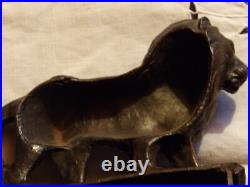 Anciens lions en bronze, décoration intérieure, extérieure, XIXe siècle