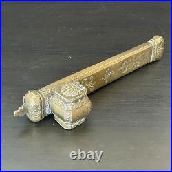 Antique Ottoman Encrier & Plumier Calligraphie Art Islamique Du Xixe Siecle