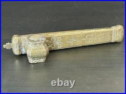 Antique Ottoman Encrier & Plumier Calligraphie Art Islamique Du Xixe Siecle