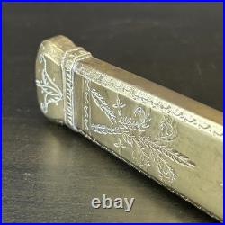 Antique Ottoman Encrier & Plumier Calligraphie Art Islamique Du Xixe Siecle